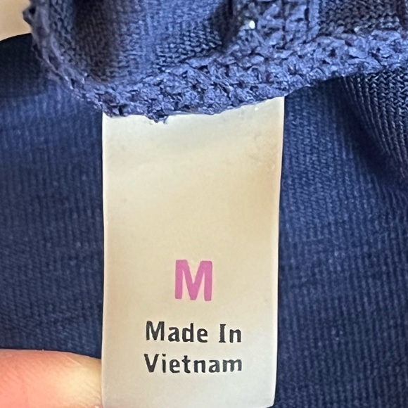 Athleta Baja UPF Navy Blue Jacket Size Medium Hooded Running Jacket - Picture 7 of 9